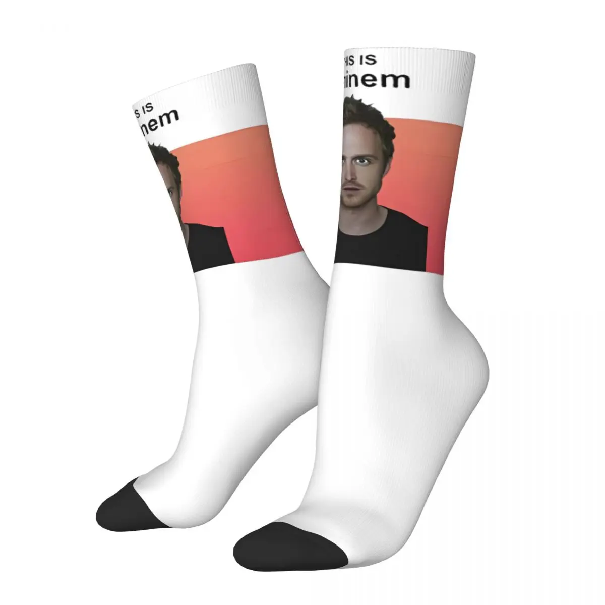 Funny Jesse Pinkman Breaking Bad Merch Socks Sweat Absorbing Sport Long Socks Super Soft for Women Men Little Small Gifts