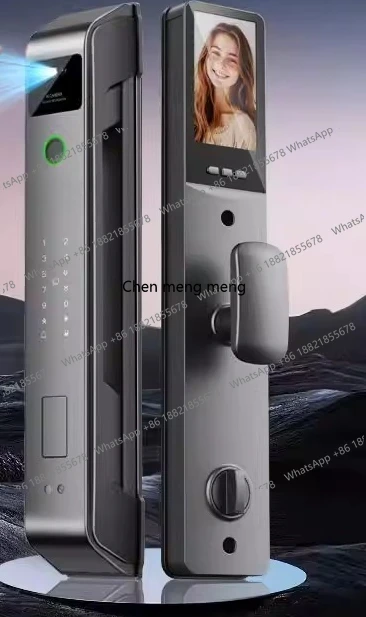 Smart door lock Automatic facial recognition cat eye fingerprint lock Electronic combination lock