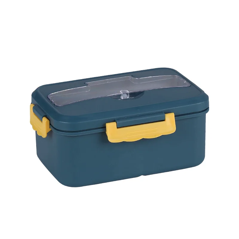 Portable Lunch Box for Kids Office Workers Microwave Heating Plastic Portable Fresh High Capacity  Bento Box Food Container Box