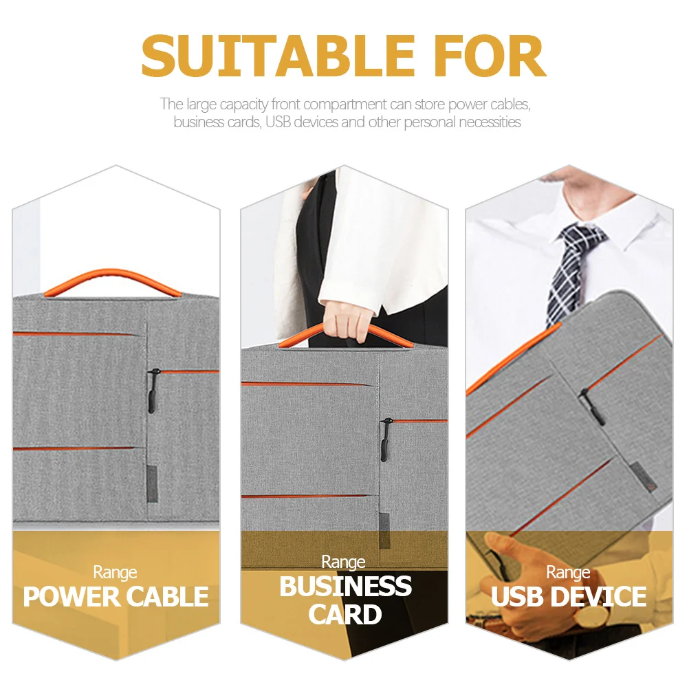 حقيبة كمبيوتر محمول مقاس 13 بوصة، غطاء حماية للسفر، حقيبة كمبيوتر محمول خفيفة الوزن، حقيبة تخزين للكمبيوتر اللوحي ذات سعة كبيرة