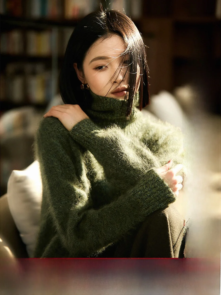 

Mona Garden f Открытый вязаный свитер Soft Camere из искусственного меха Crt Теплый длинный све женский модный свитер Royal Floing