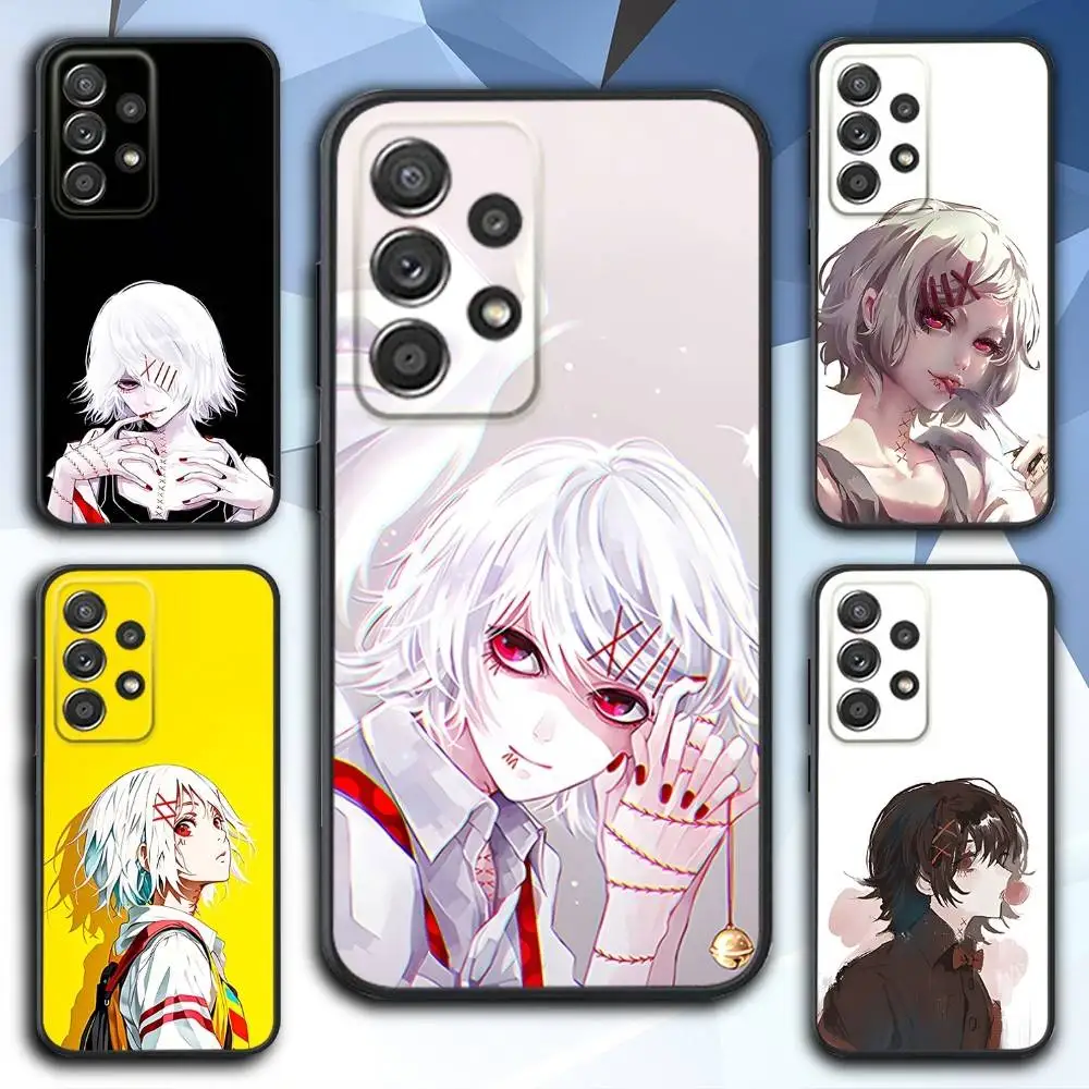 

S-Suzuya Anime J-Juuzou Phone Case For Samsung S 25,24,23,22,30,21,10,9,Ultra,Plus,Lite,FE,4,5 G Soft Black Case