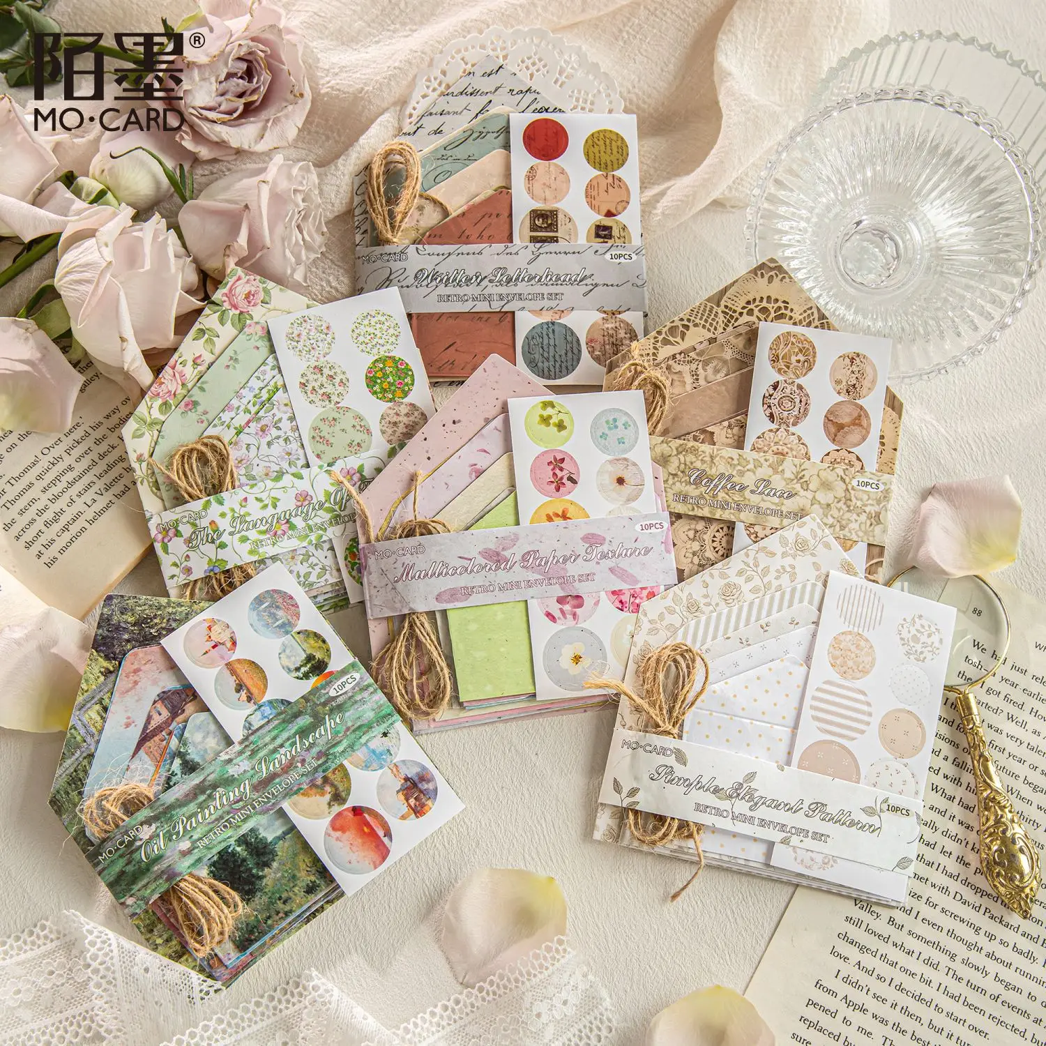 

30pcs/lot Memo Pads Material Paper Going to Nature Junk Journal Scrapbooking Retro Background Decoration