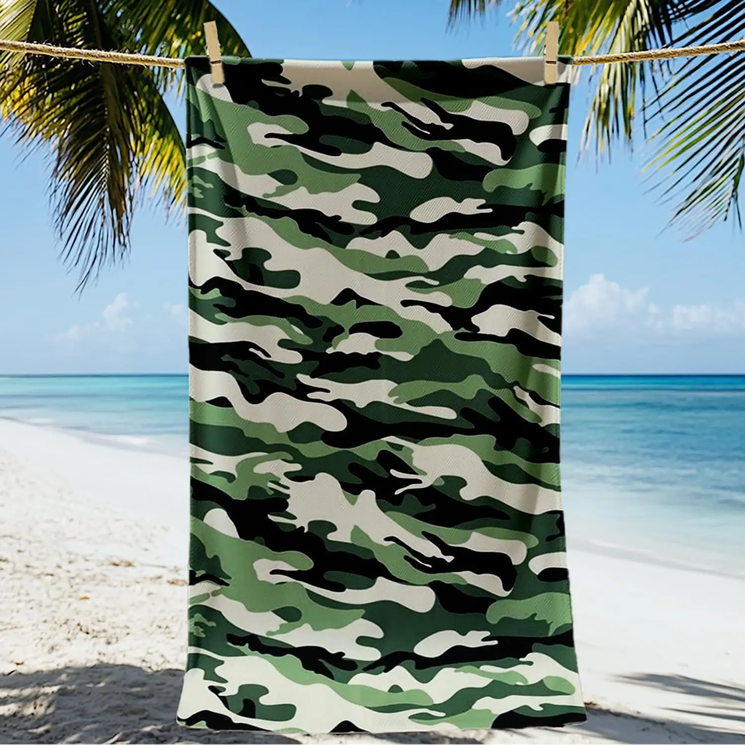 Ultra Absorbent, Quick Drying, Lightweight and Super Soft Extra Large Sand Free Beach Towels, Ideal Vacation Gift for Kids Men