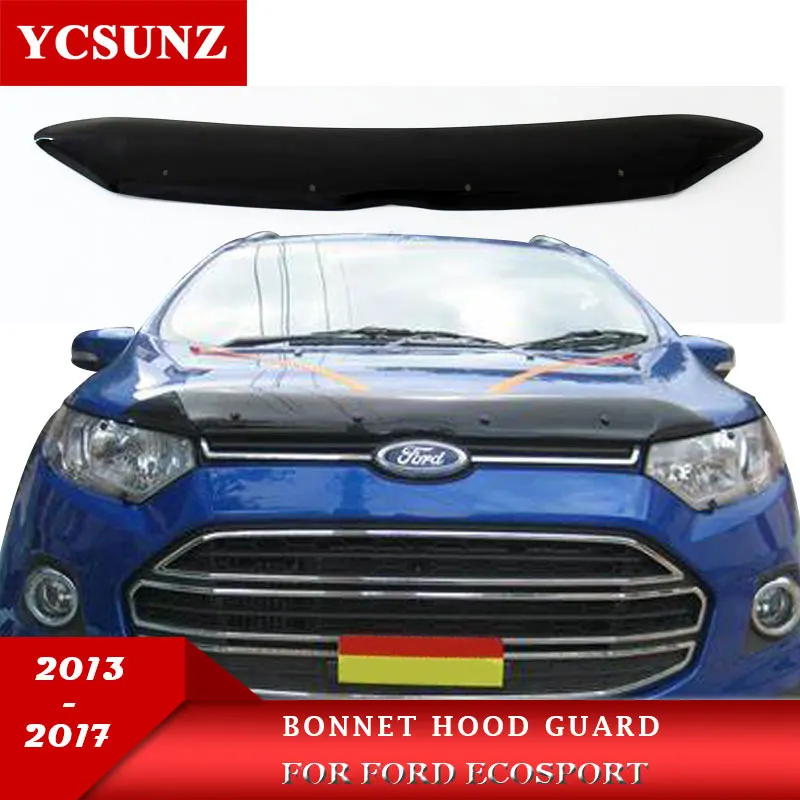 ABS Bonnet Guards Protector Accessories For Ford Ecosport 2013 2014 2015 2016 2017 New Car Styling YCSUNZ