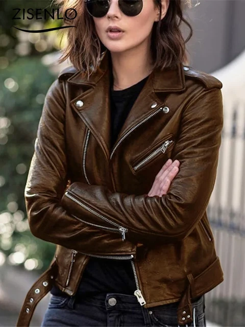 Jacket Woman New Pu Leather Clothes Autumn Winter Are Slim Leather Jacket Women s Winter Coats Korean Fashion Coat Women AliExpress