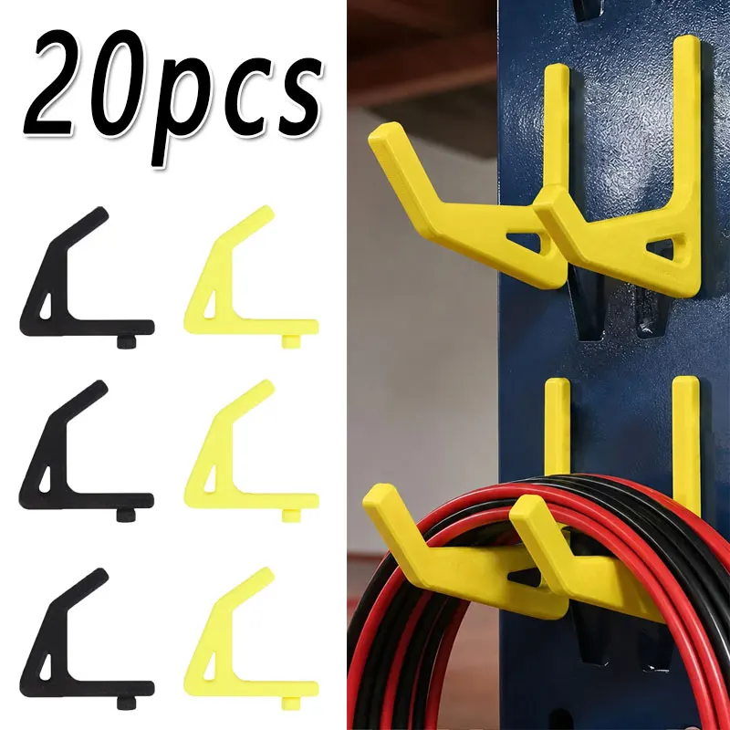 5/10/20pc Universal Hooks for Shelving with 10.3mm Hole Spacing Storage Hooks Garage Auxiliary Hooks Shelf Fittings Support Hook