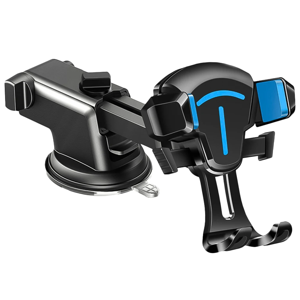 

Vehicle Phone Bracket Car Phone Holder 2-In-1 Multifunctional 360 Degree Rotating Retractable Compact Strong Suction Cup Durable
