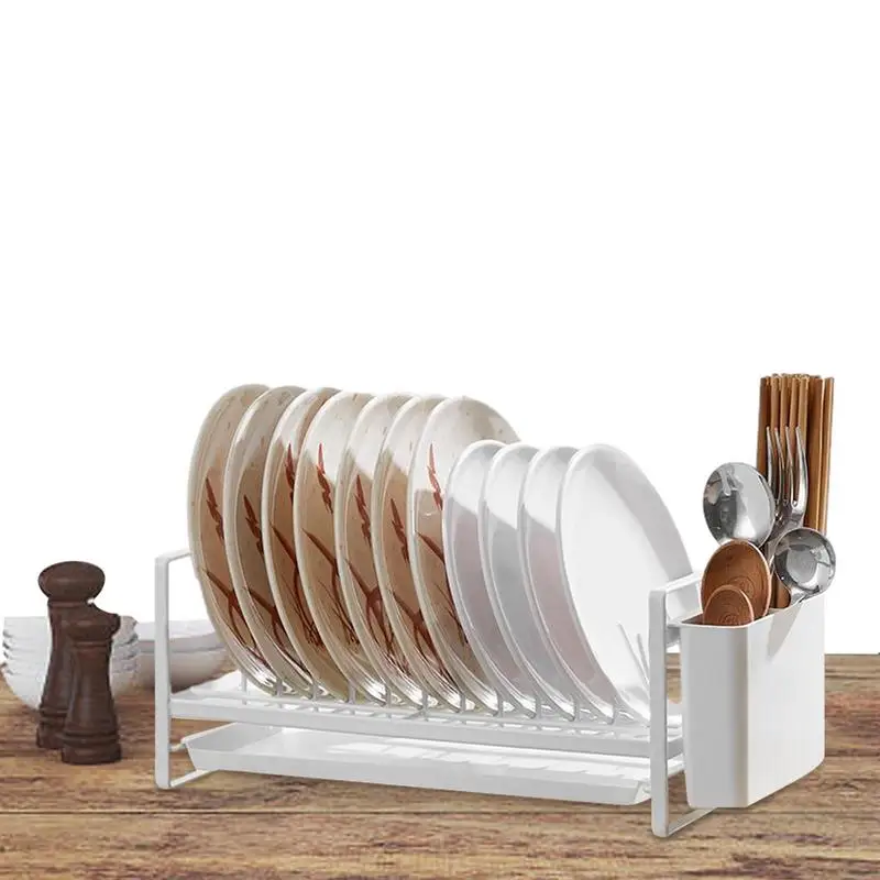 

Dish Drainer Rack Dishes Storage Drainer Dish Storage Rack Utensil Holder Kitchen Dish Rack For Cutting Boards Lid Bakeware