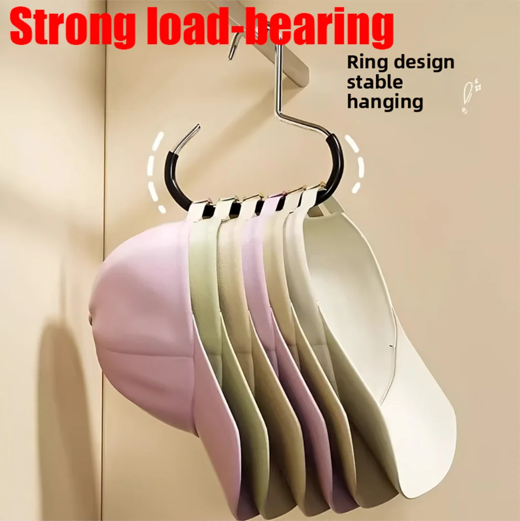 

Versatile Manganese Steel Round Hook Perfect for Hats Ties Scarves & Bags Strong Load-Bearing Non-Deformable Wall Hooks Heavy