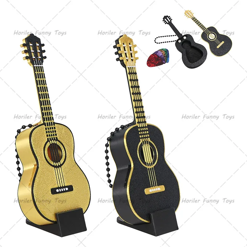 3D-Gedruckter Gitarren-Plektrenhalter in Lautsprecherform, Doppelschichtiger Wasserdichter Gitarren-Plektren-Organizer, Plektren-Aufbewahrungs- und Präsentationsbox – Detail 17