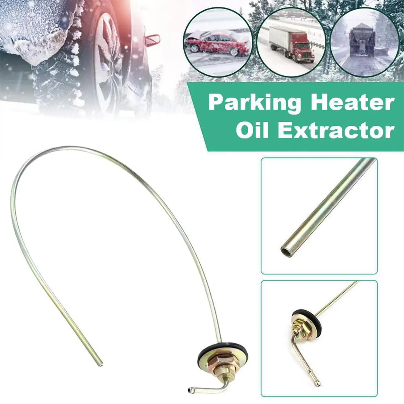 

Car Parking Heater Oil Collector 600mm Transfer Vehicle Parking Heater Oil Collector Tube Auto Heater Accessories
