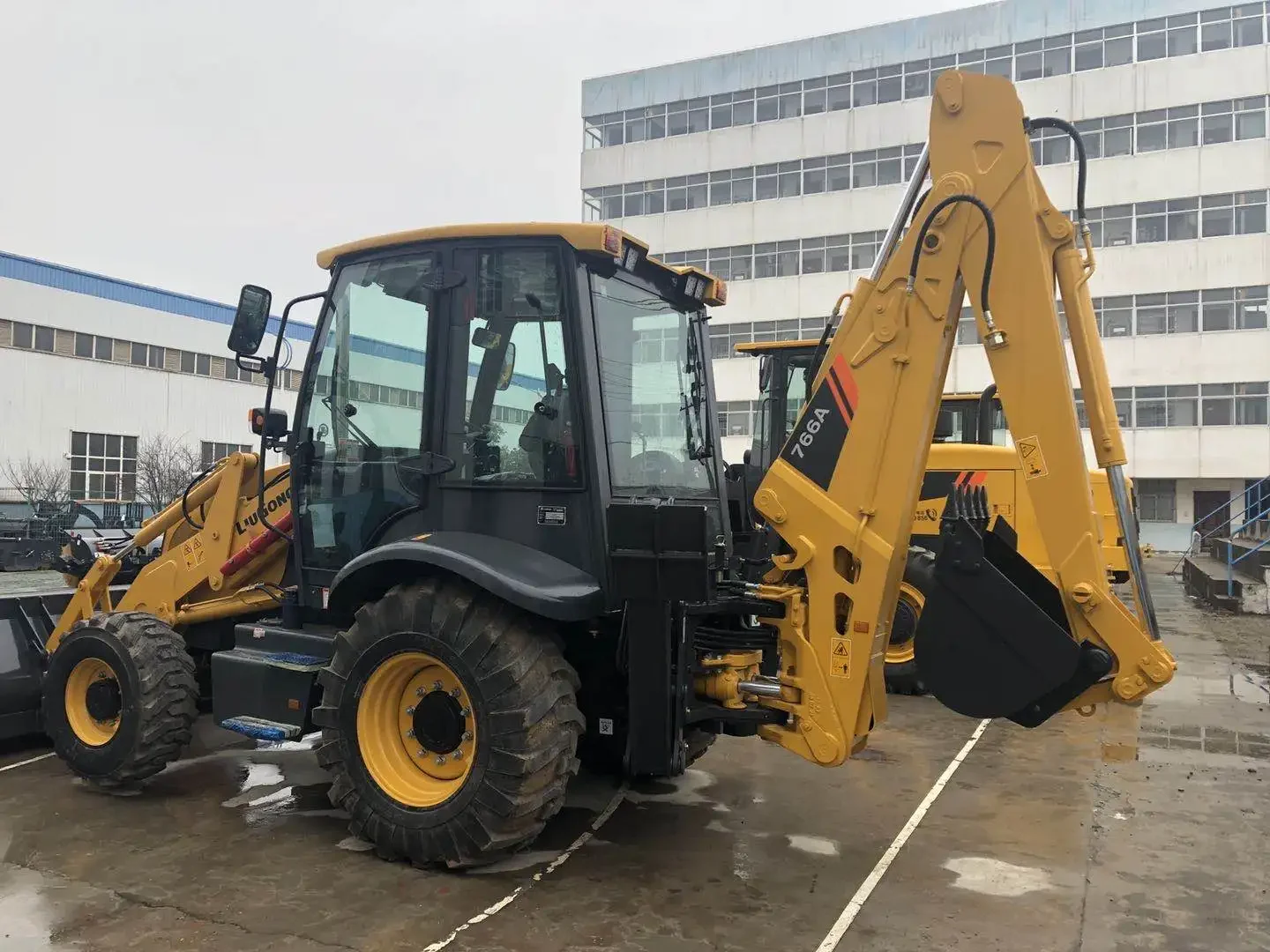 backhoe loader with price 4 wheel drive new backhoe and loader 766A