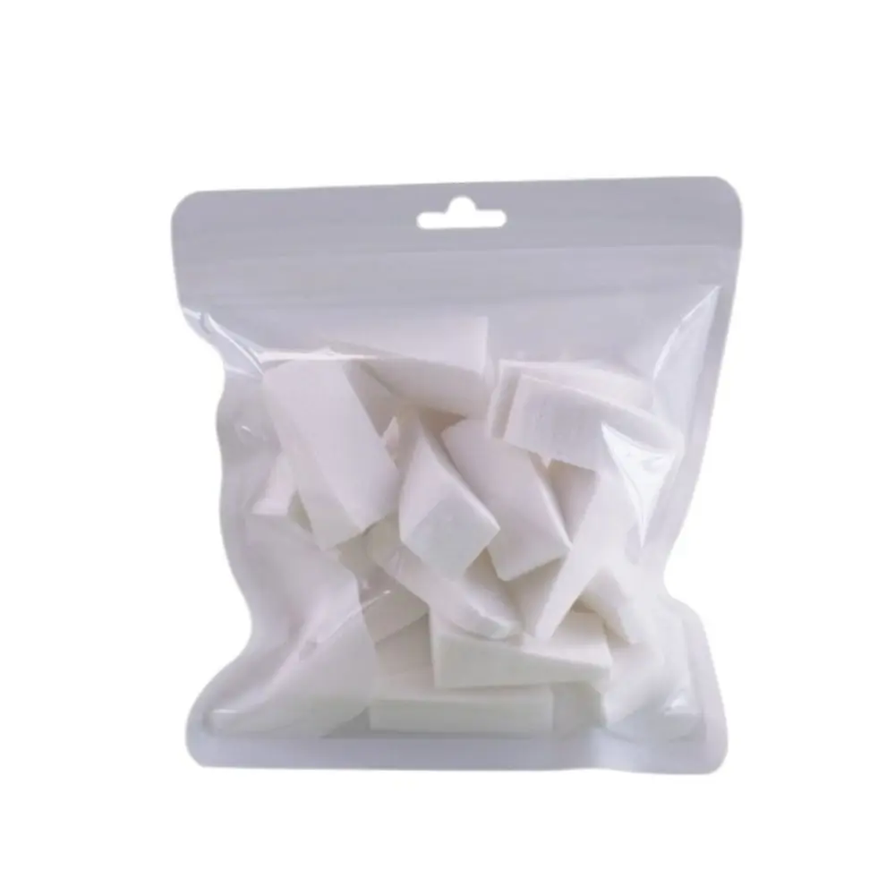 ฟองน้ำแต่งหน้ารูปสามเหลี่ยมนุ่ม ใช้ได้ทั้งแบบแห้งและเปียก พัฟแป้งขนาดเล็ก ฟองน้ำรองพื้นเนื้อเหลวเนียนนุ่ม พัฟเครื่องสำอาง อุปกรณ์แต่งหน้า