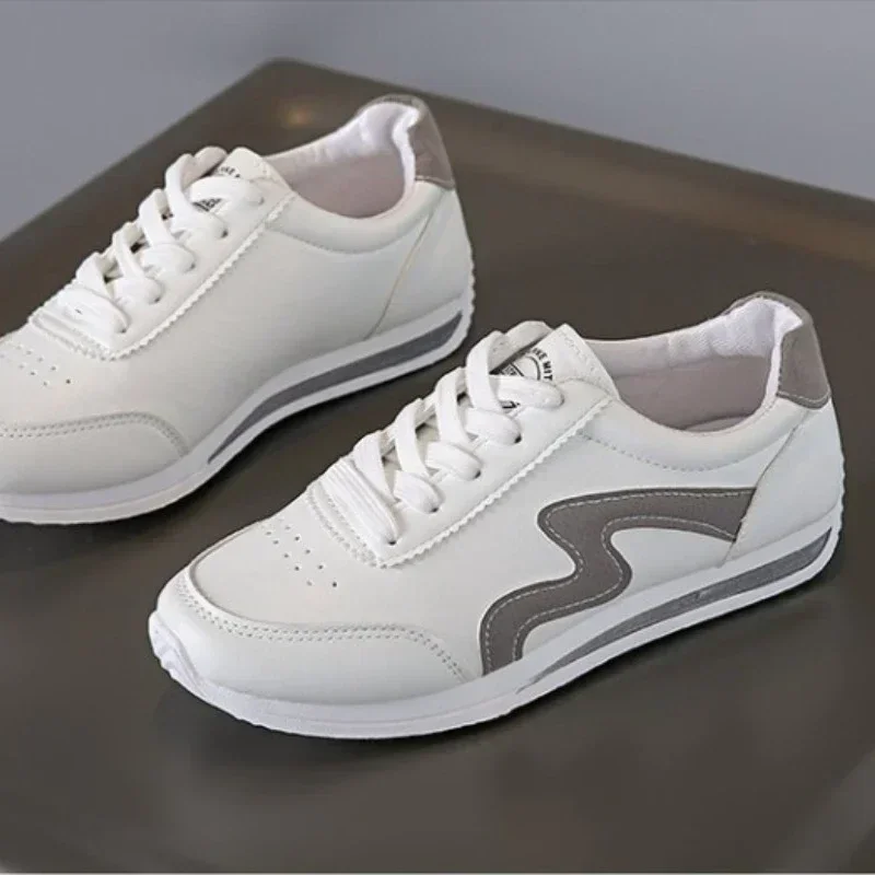 2024 White Sneakers Lightweight Comfortable Breathable Thin Strap Casual Sneakers Women's  Shoes Tennis Shoes 35-43