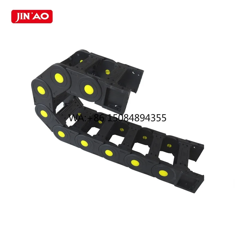 JINAO Plastic Cable Drag Chain Nylon Cable Carrier Track Bridge Type Cable Chain for CNC Machine Tools