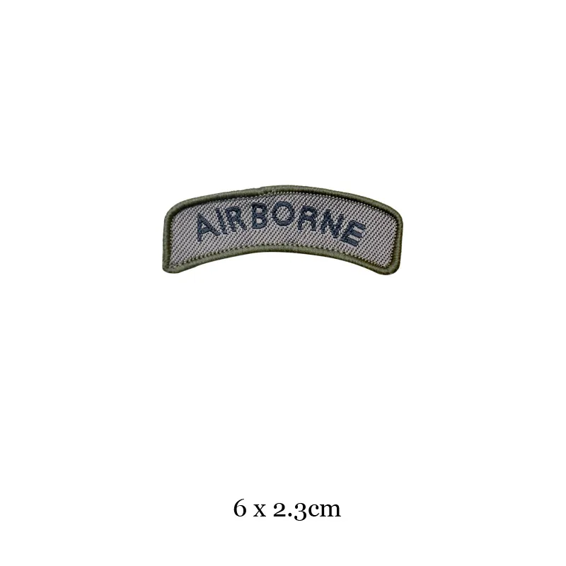 Toppe ricamate Patch militari per abbigliamento ferro sui vestiti U S esercito motivo grado Airborne Applique strisce Badge bracciali fai da te