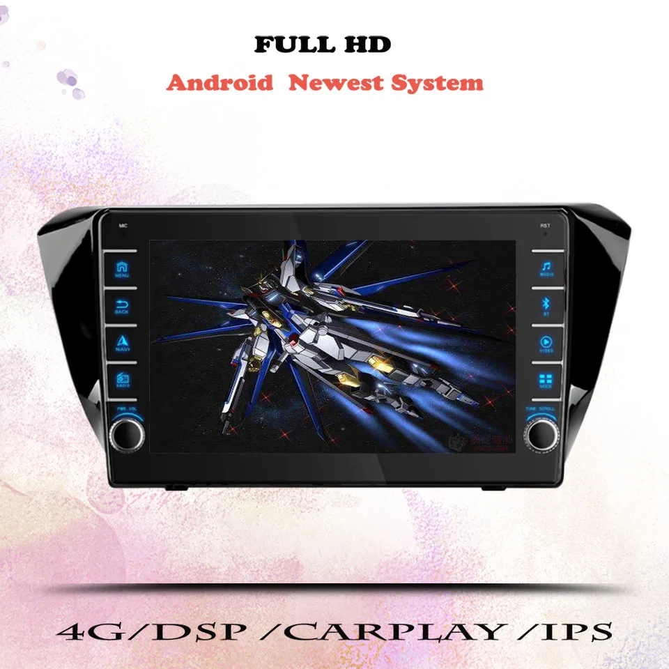 For Skoda Superb 3 2015 - 2019 Auto Radio Stereo Multimedia Video HU Head Unit With GPS Navi 8G ram 2Din Auto DVD Cassette