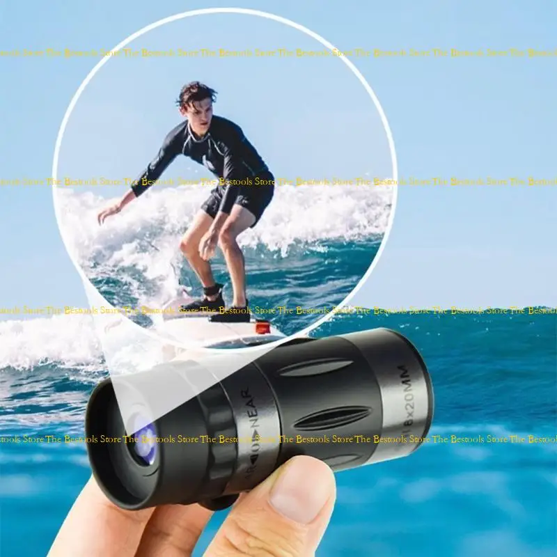 12pf Ligero 8x20 monocular con óptica clara para viajes y aventuras Hicking