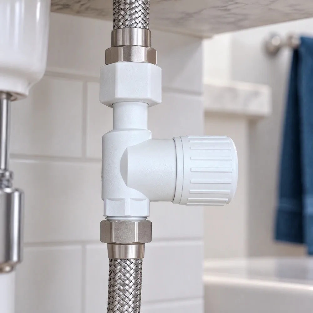 Adjustable Temperature Regulating Valve For Instant Electric Water Heaters With Quarter-Inch Interface For Safe Shower Use 4pcs
