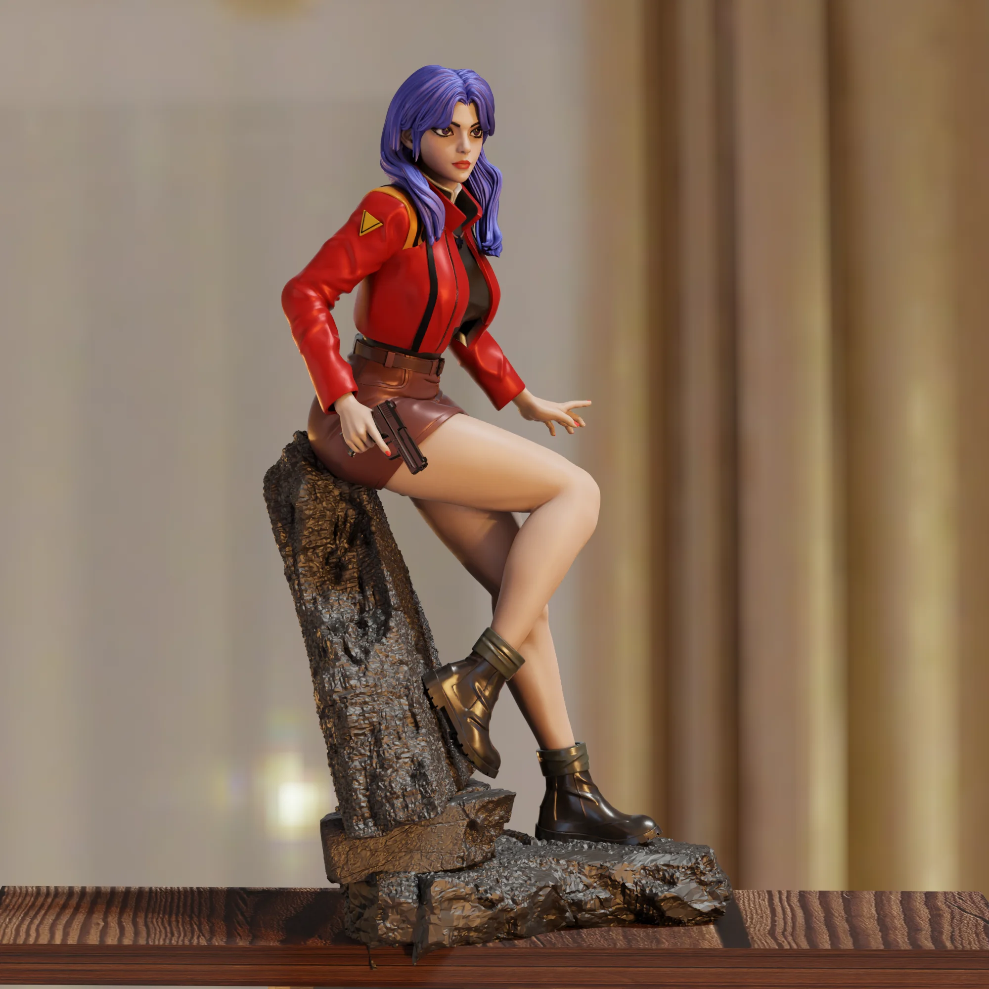 Kit de modelo de impresión 3d, muñeca NSFW de Bella dulce chica, Kit de modelo de figura de Anime, estatua de reducción en miniatura DIY, juguetes sin pintar, 1/24