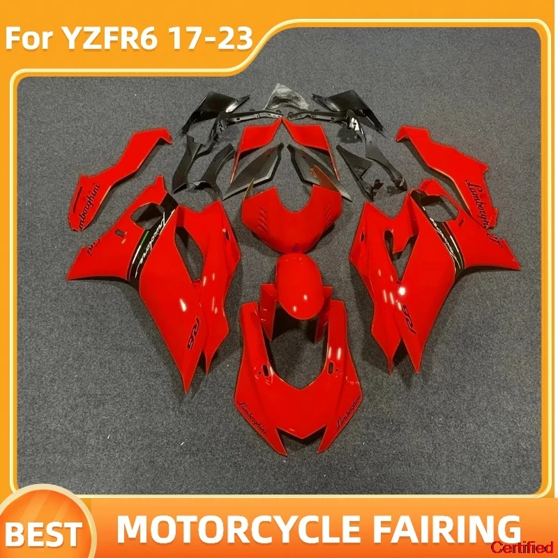 Motorcycle Fairing Kit for YZFR6 2017 2019 2021 2023 YZF R6 YZF-R6 2017-2023 Injection Mold Body Repair Free Custom Bodykit