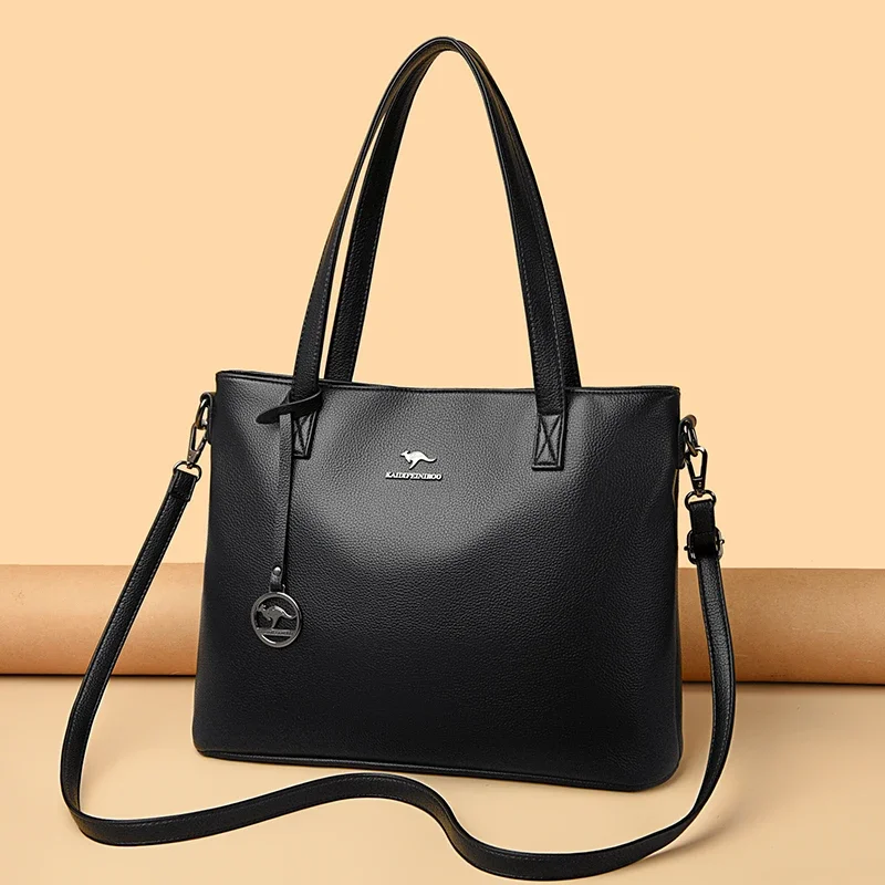 Genuine High Quality Soft Leather  Crossbody Bags  BagLuxury Handbag Women Bag Designer  Fashion Female High-capacity Tote 2024