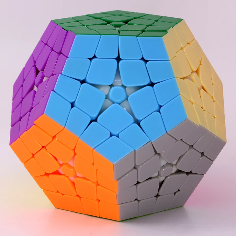 SengSo Megamin x 4x4 V2 Magic Cube Kilominx Dodecahedron ShengShou Professional Educational 12 Faced Magico Cubo Puzzle Toy Game