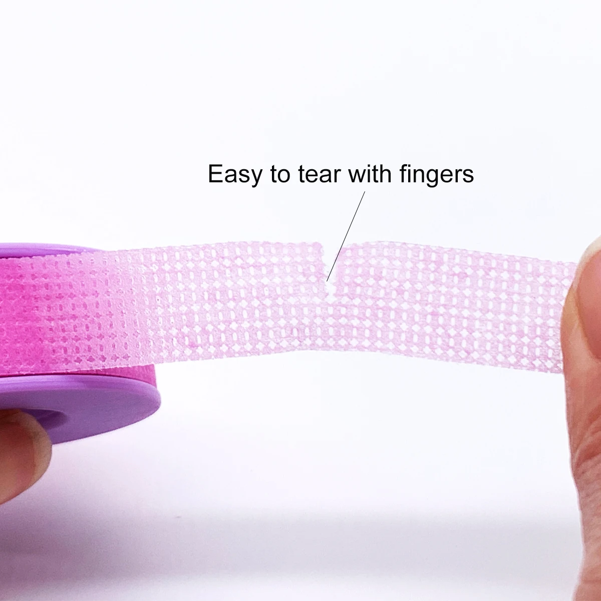 Fita médica não tecida para cílios, gel de silicone, respirável, sensível, resistente sob os olhos, ferramentas de extensão de cílios