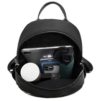 Daily Wear Soft Fabric Women Backpack Side Pocket Design, Simple Multi-color Rucksack for Casual Street Matching 3