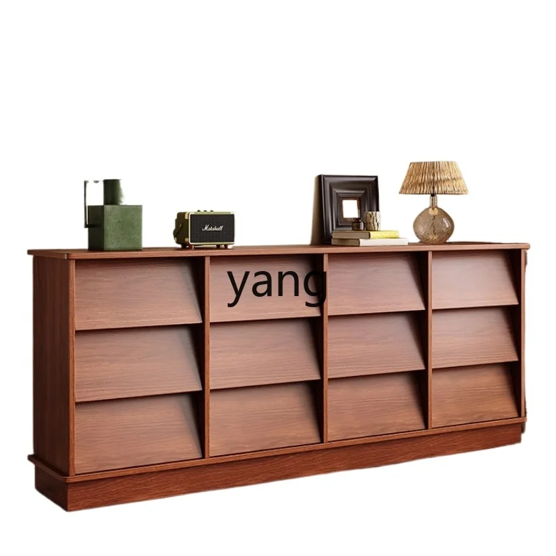 

TGF Vintage Living Room Storage Bedroom Storage Cabinet Bedside Drawer Retro Sofa Side Cabinet