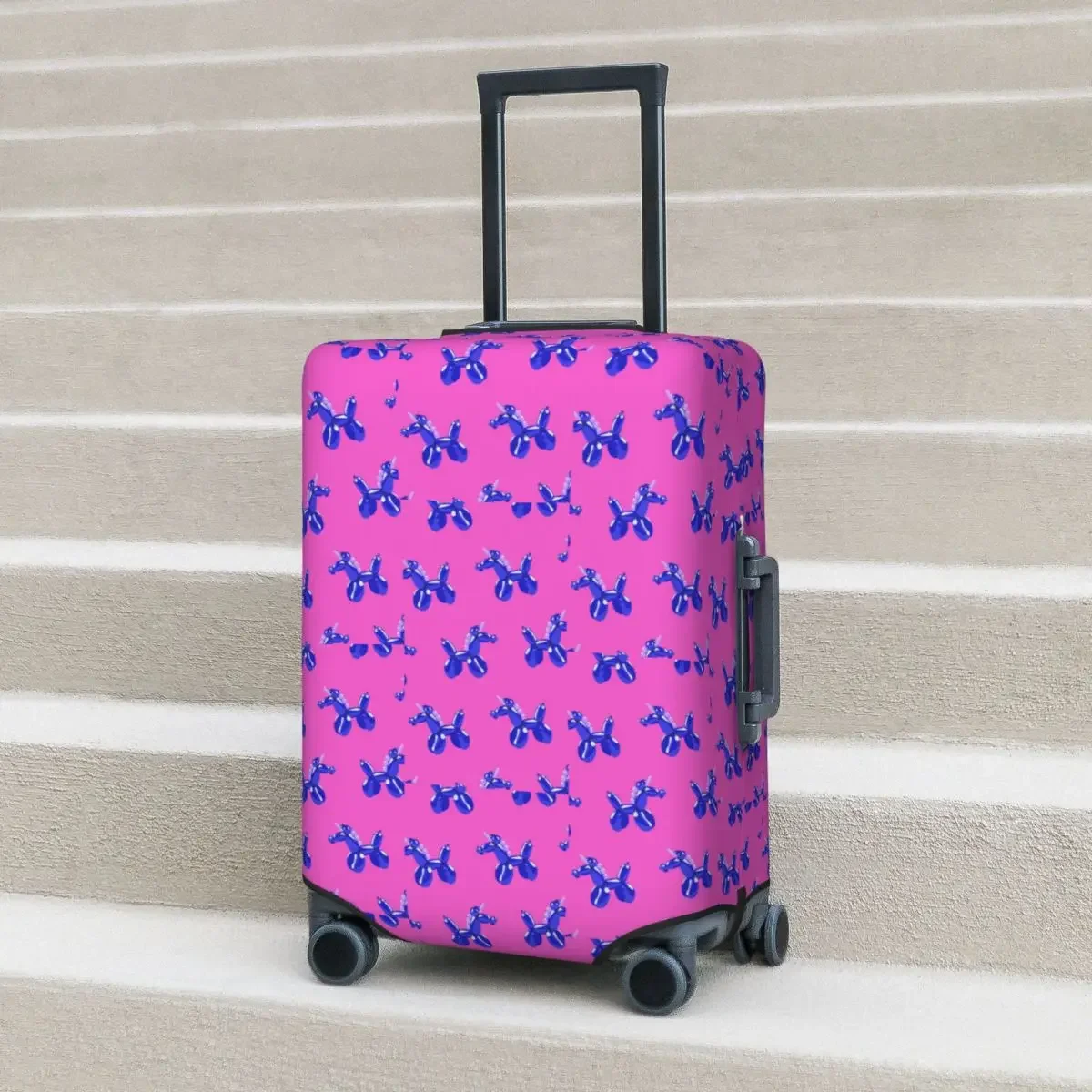 Balloon Unicorn Suitcase Cover Animals Print Vacation Cruise Trip Fun Luggage Case Protector