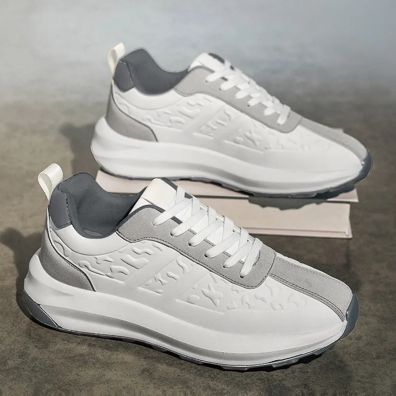 

Men's sport fashion breathable four season plus size casual shoes non-slip hard bottom comfortable outdoor shoes youth tide shoe