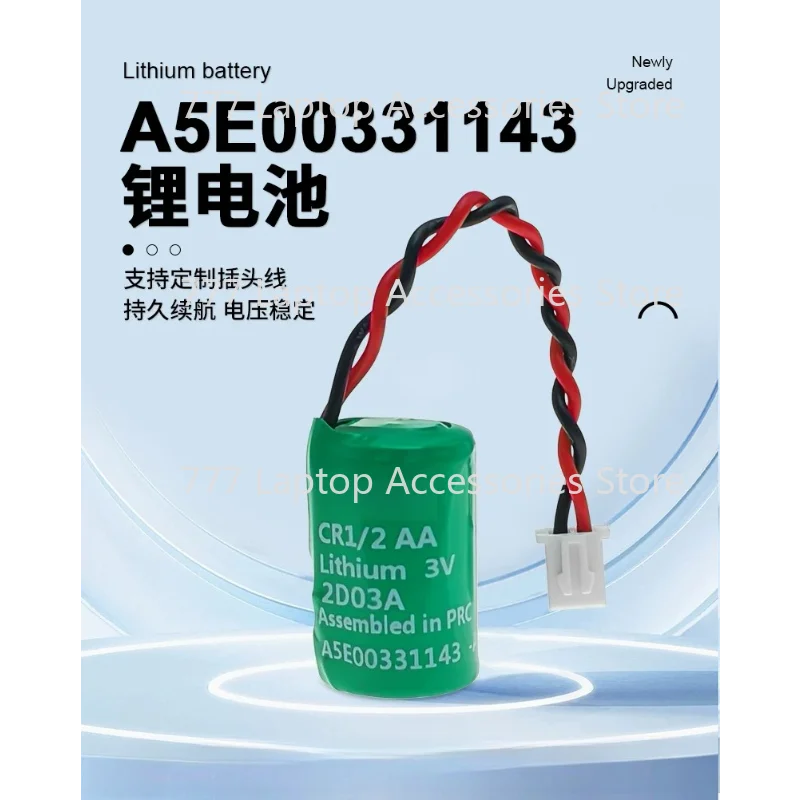XXX  For DKSLL 1/2AA 3V Lithium Battery A5E00331143 For Siemens Industrial PC Motherboard Backup