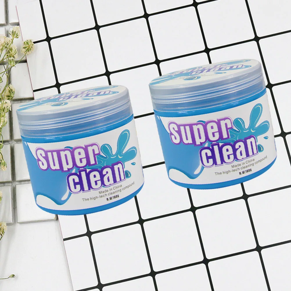 

2 шт., чистящая глина, практичный очиститель клавиатуры, легкий универсальный гель для ноутбуков, ПК, планшетов, камер, автомобилей, принтеров, удаления пыли