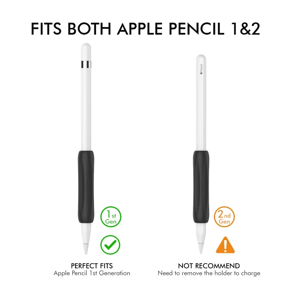 Pen Grip TPU Silicon Grip Protective Cover for Apple Pencil 1/2/3 Accessories Anti-scratch Case for Apple Pencil Protect Case