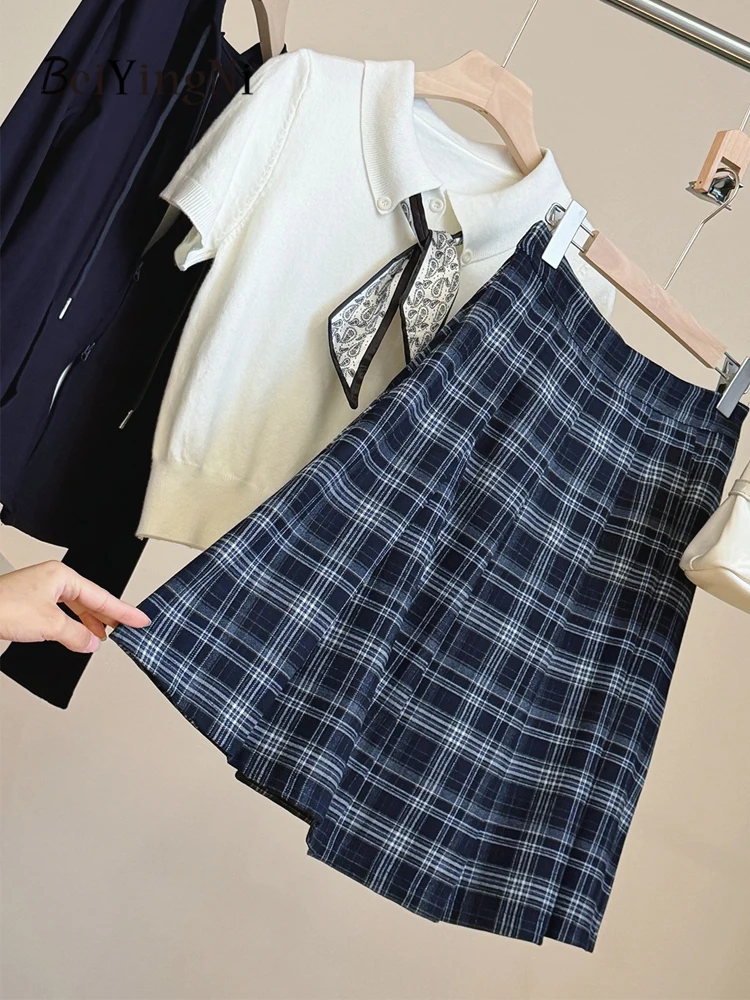 Gonna a pieghe corta in stile  - Street Fashion Korean Girl recensione e prezzo