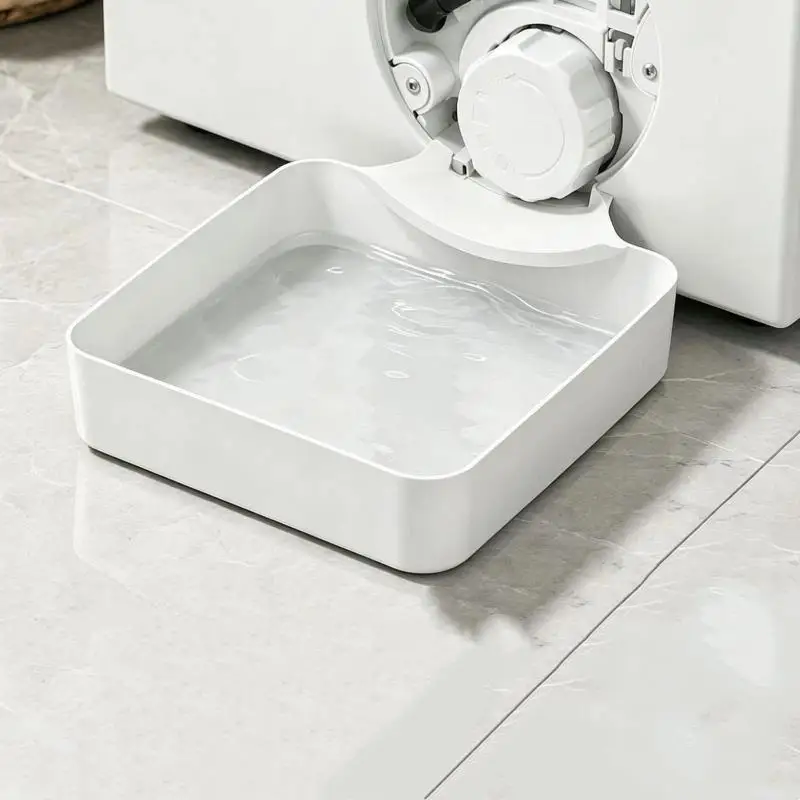 Washing Machine Drainage Tray 3D Printing Drain Funnel Drip Tray For Cleaning Lint Filters Water Catch Tray Stops Floor Spills