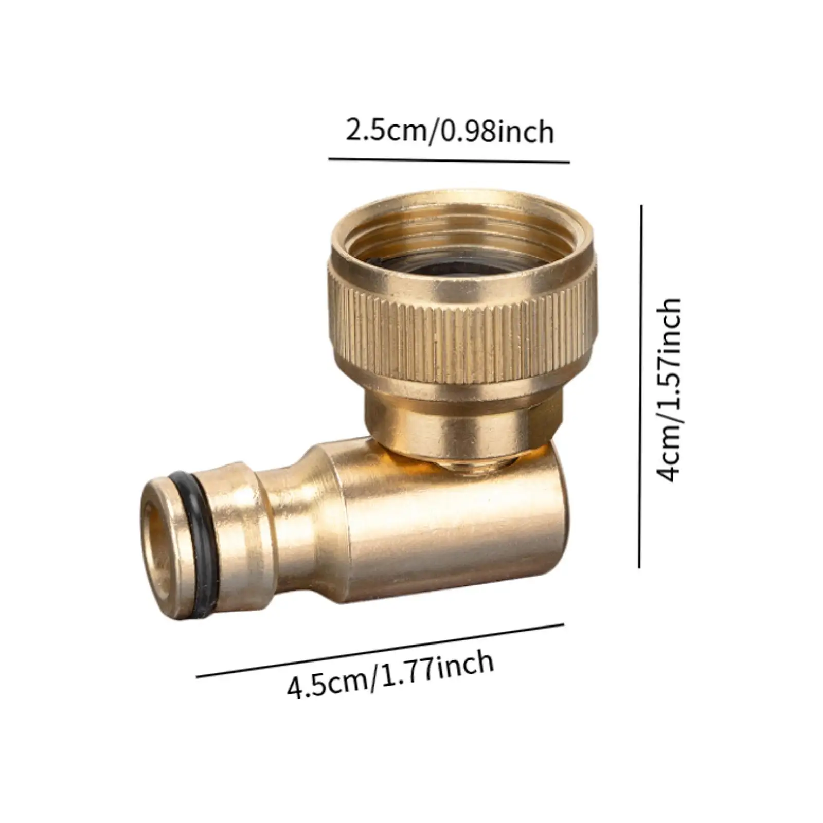 

Garden Hose Tap Converter Quickly /4in Female Flexible Sturdy Hose Adapter for Hosereels Water Pipes Replacement