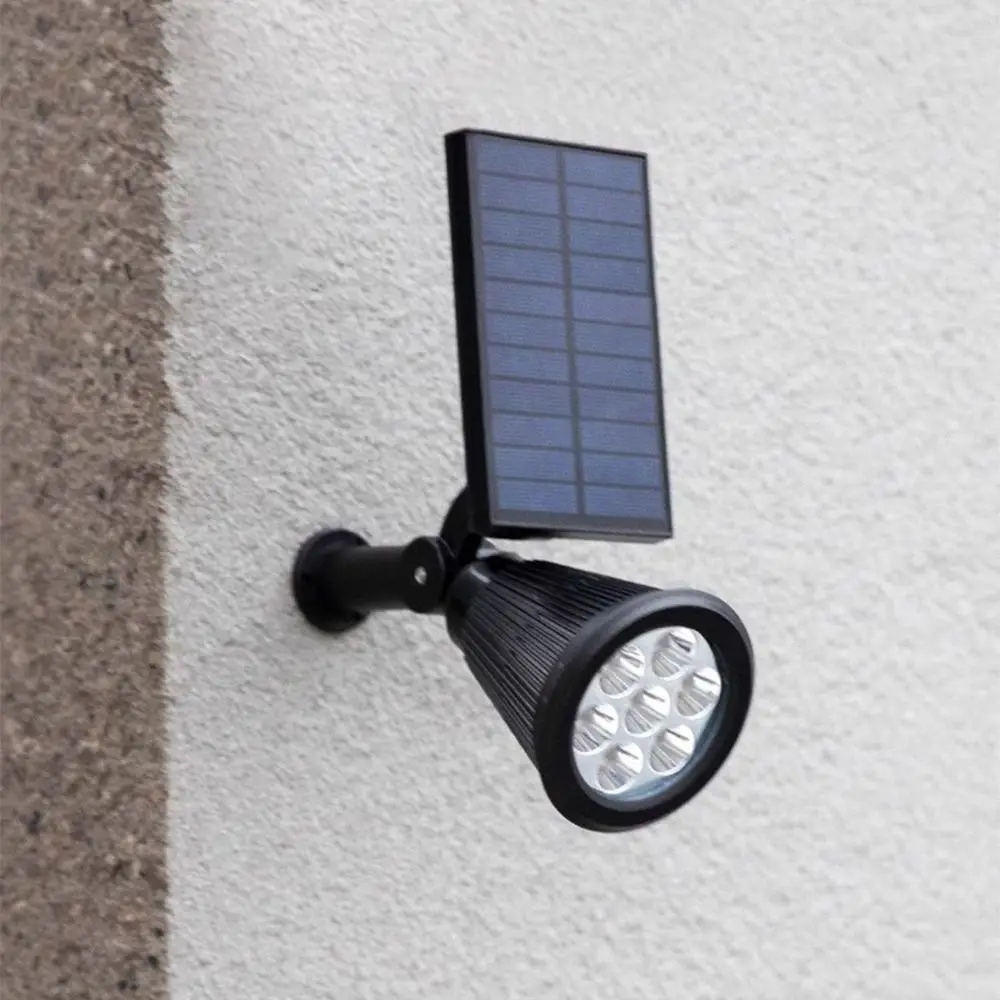 

Solar Powered 7 LED Solar Lawn Lamp 7 LED Automatic Light Sensor Garden Solar Spotlight Waterproof Atmosphere Lighting