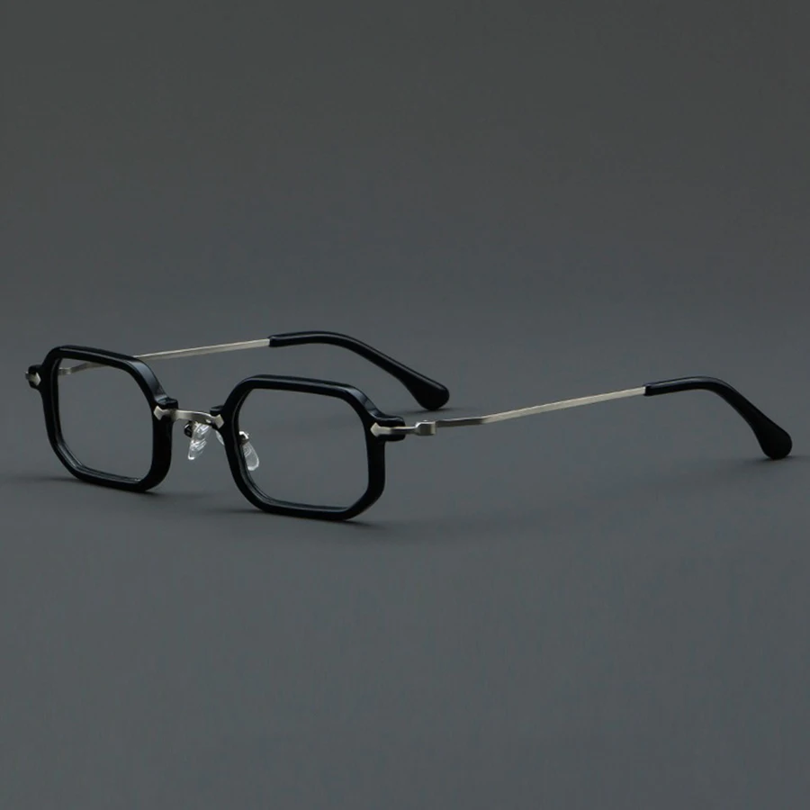 Men's Spectacle Frame Women Anti-Blue Light Style Glasses Clear Lens Brand Designer Female Acetate Frame Vintage Eyeglasses