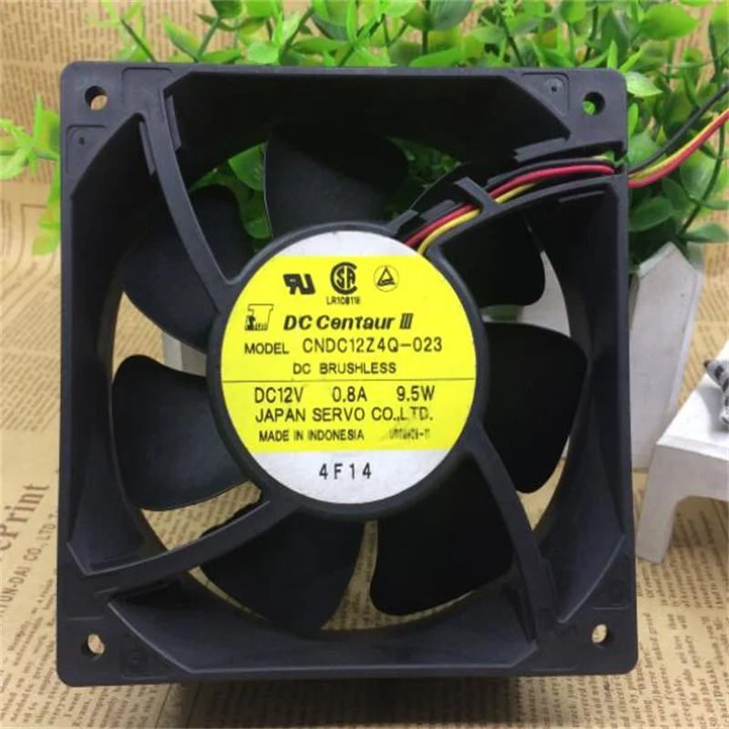 

Original CNDC12Z4Q-023 12V 0.8A 12CM 12038 two-wire/three-wire industrial computer fan