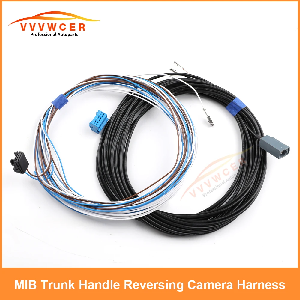 

6 Meters Rearview Camera Video Cable for VW MIB Radio Trunk Handle Reversing Camera Static Harness For Passat cc