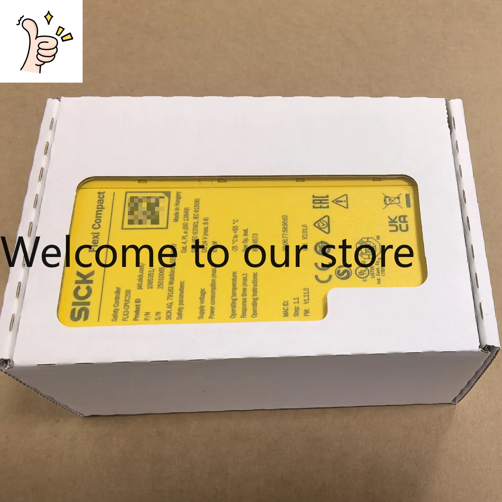 Brand New Original Genuine SICK Safety Controller FLX3-CPUC200, Order