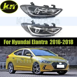 LHD Car Front Bumper Headlight Headlamp For Hyundai Elantra 2016-2018 Head Light Head Lamp