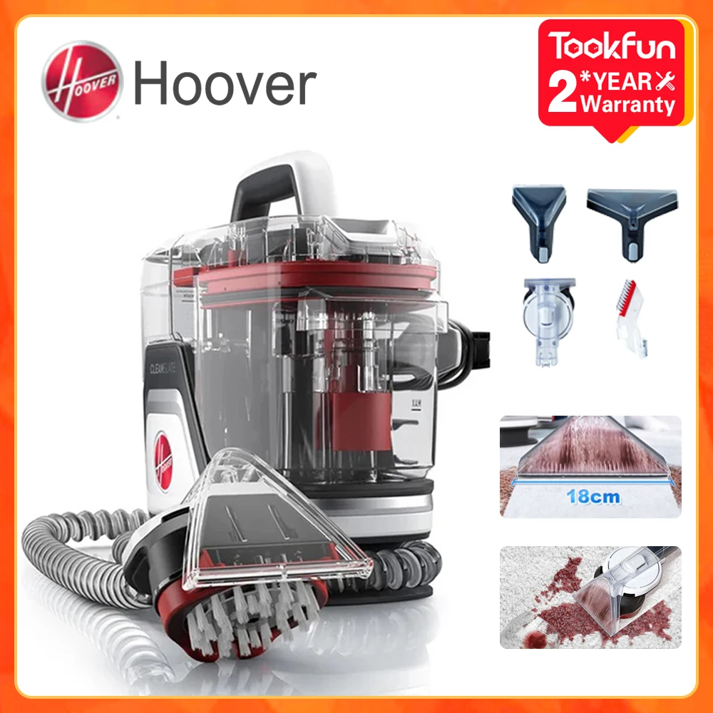 2024 Hoover Vacuum Cleaner Fabric Washing Machine Multifunctional Portable Mite Remover Sofa Carpet Fabric Cleaner Pet Bath