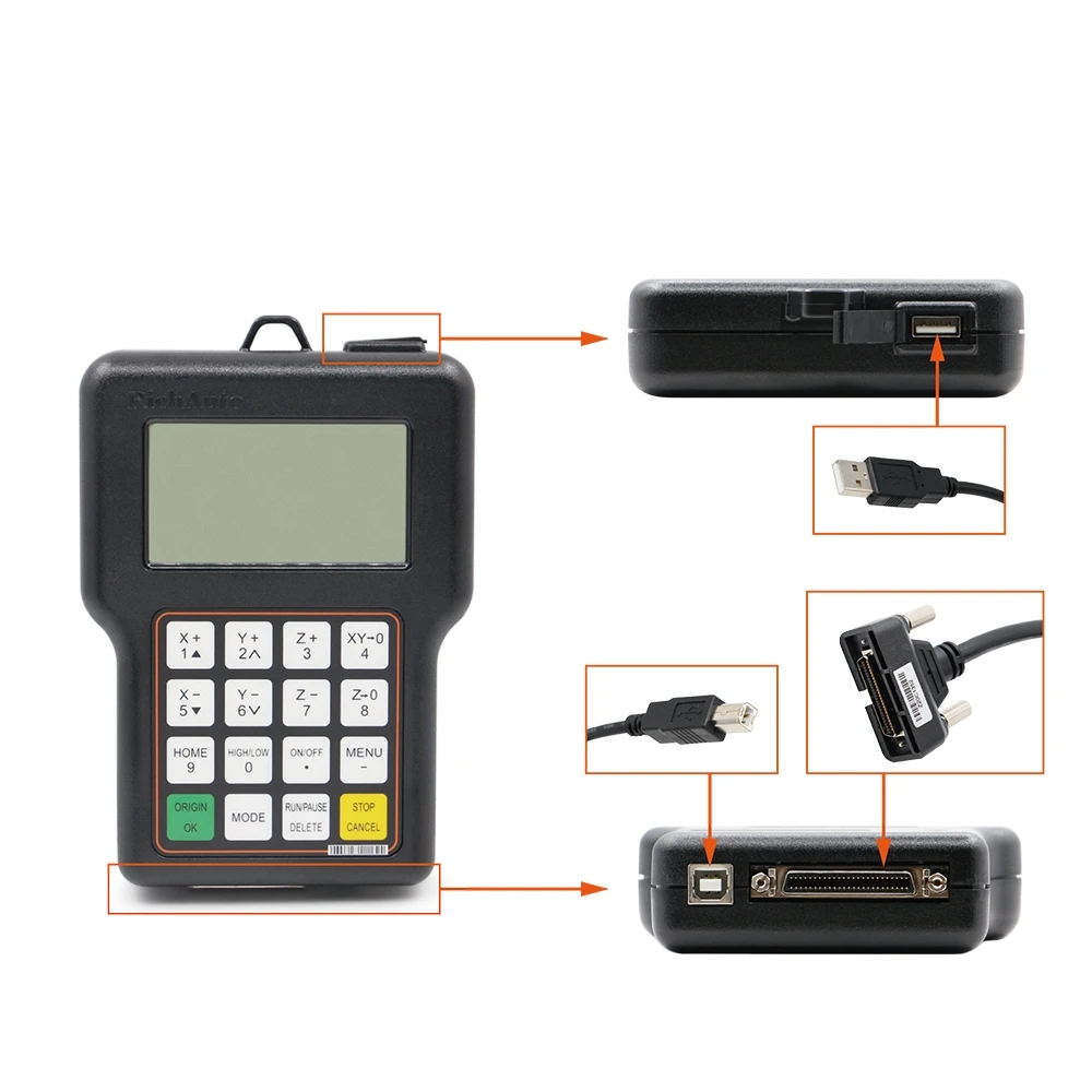 نسخة جديدة! وحدة تحكم RichAuto DSP A11 باستخدام الحاسب الآلي جهاز توجيه القناة اللاسلكية مقبض الحركة #3