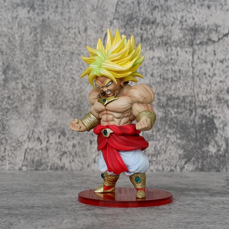 14cm Dragon Ball Broly GK LeaGue WCF Scale Figure Model Ornament Collection Gift