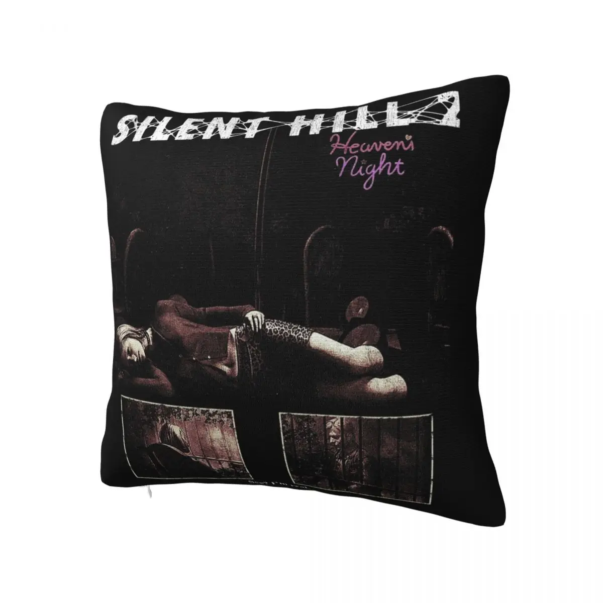 SH2 Heavens Night Silent Hill F Horror Game Pillowcase Printing Fabric Cushion Cover Decor Pillow Case Cover Home Square 18''