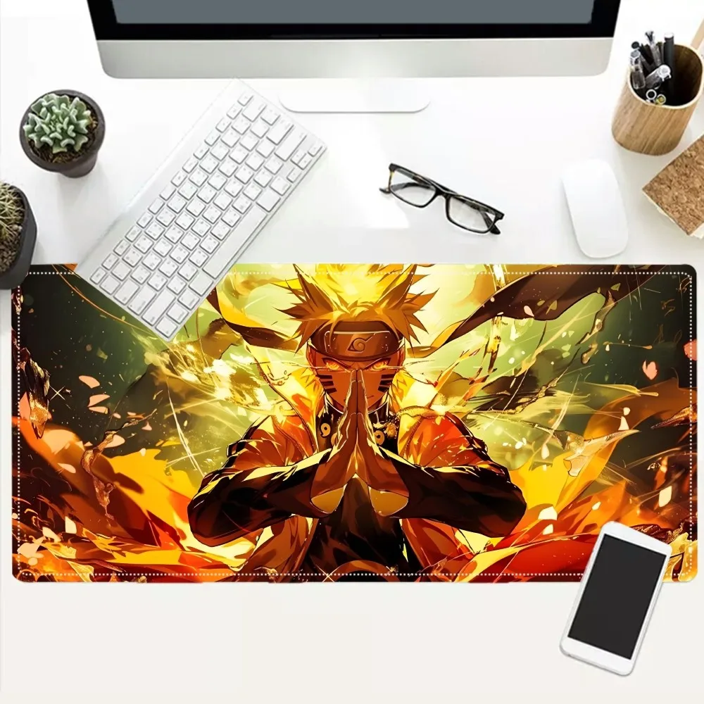 U-Uzumaki Japan Anime N-narutos Mouse Pad Laptop Gaming Accessories Mousepad Large Desk Mat Computer Gamer Keyboard Rug Carpet